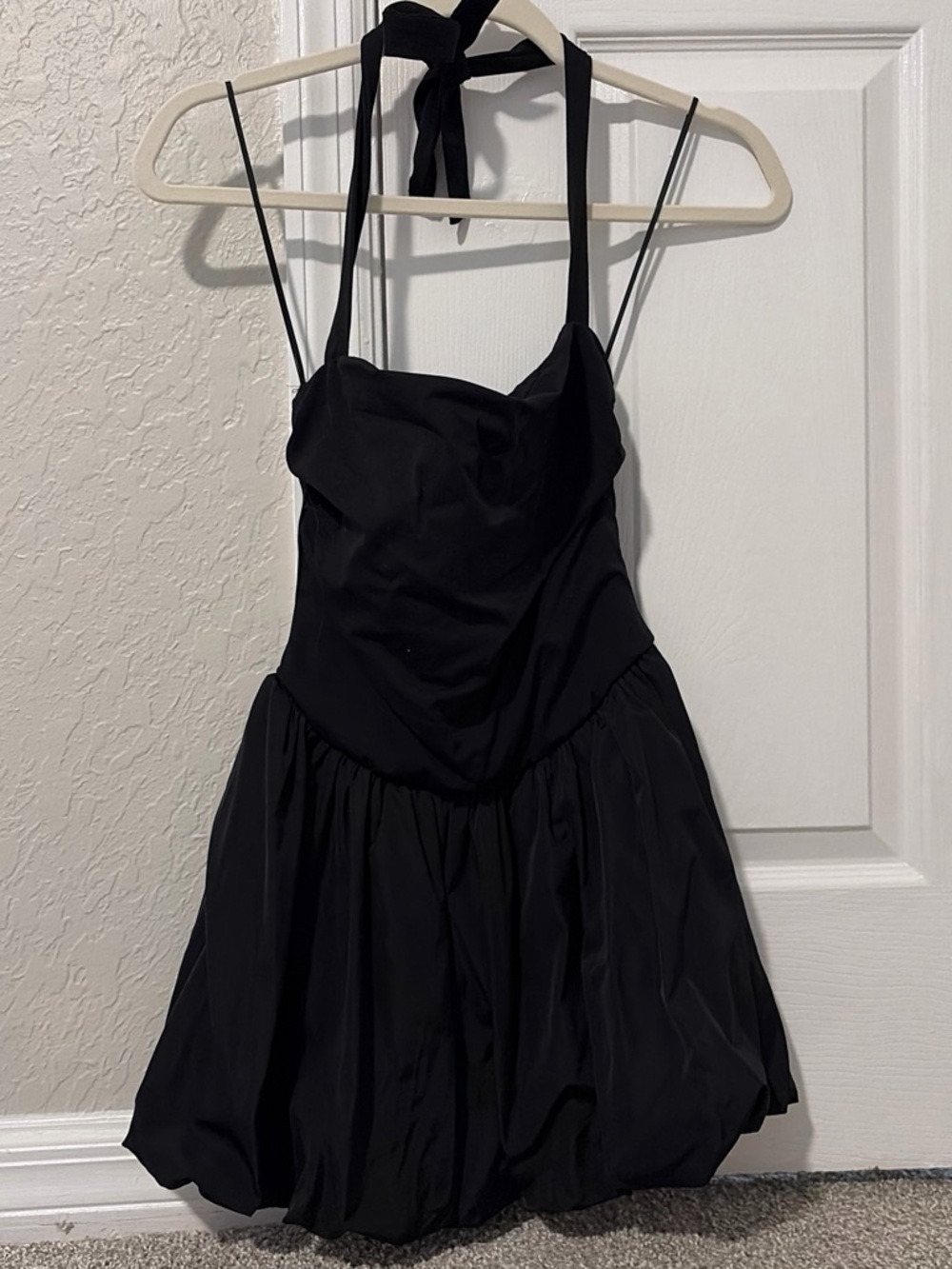 GARAGE Black Halter & Spaghetti Strap Dress